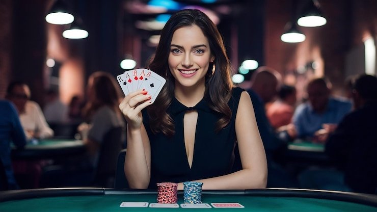 Meja Caishen Wins dengan dealer langsung di studio omori